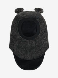 Elefanthue med ører i uld – Dark Grey Melange