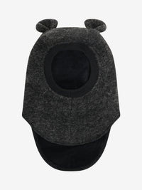Elefanthue med ører i uld – Dark Grey Melange