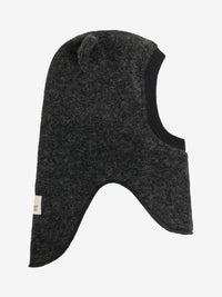 Elefanthue med ører i uld – Dark Grey Melange