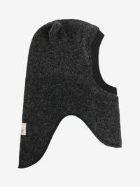 Elefanthue med ører i uld – Dark Grey Melange
