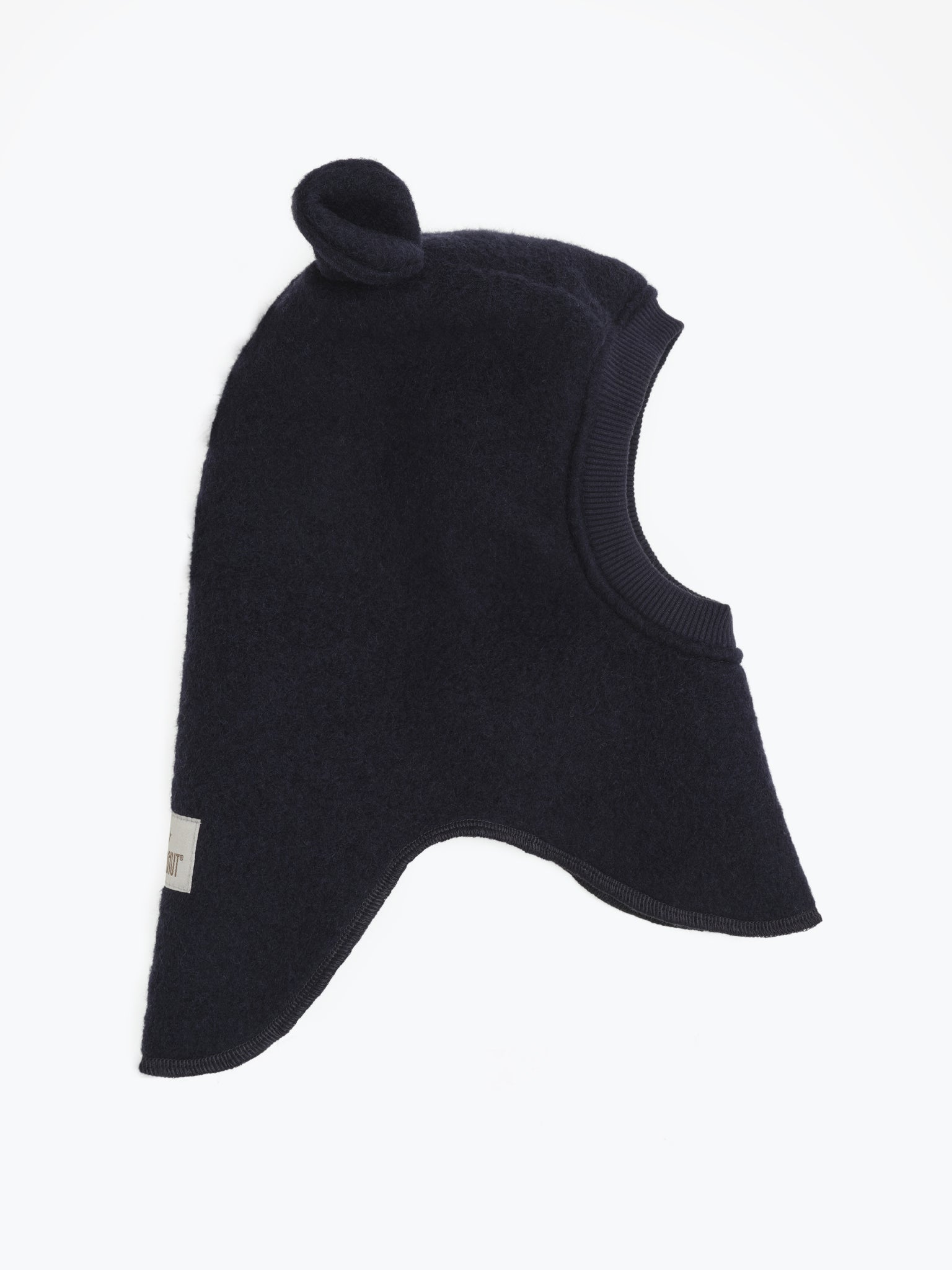 Elefanthue med ører i uld – Dark Navy