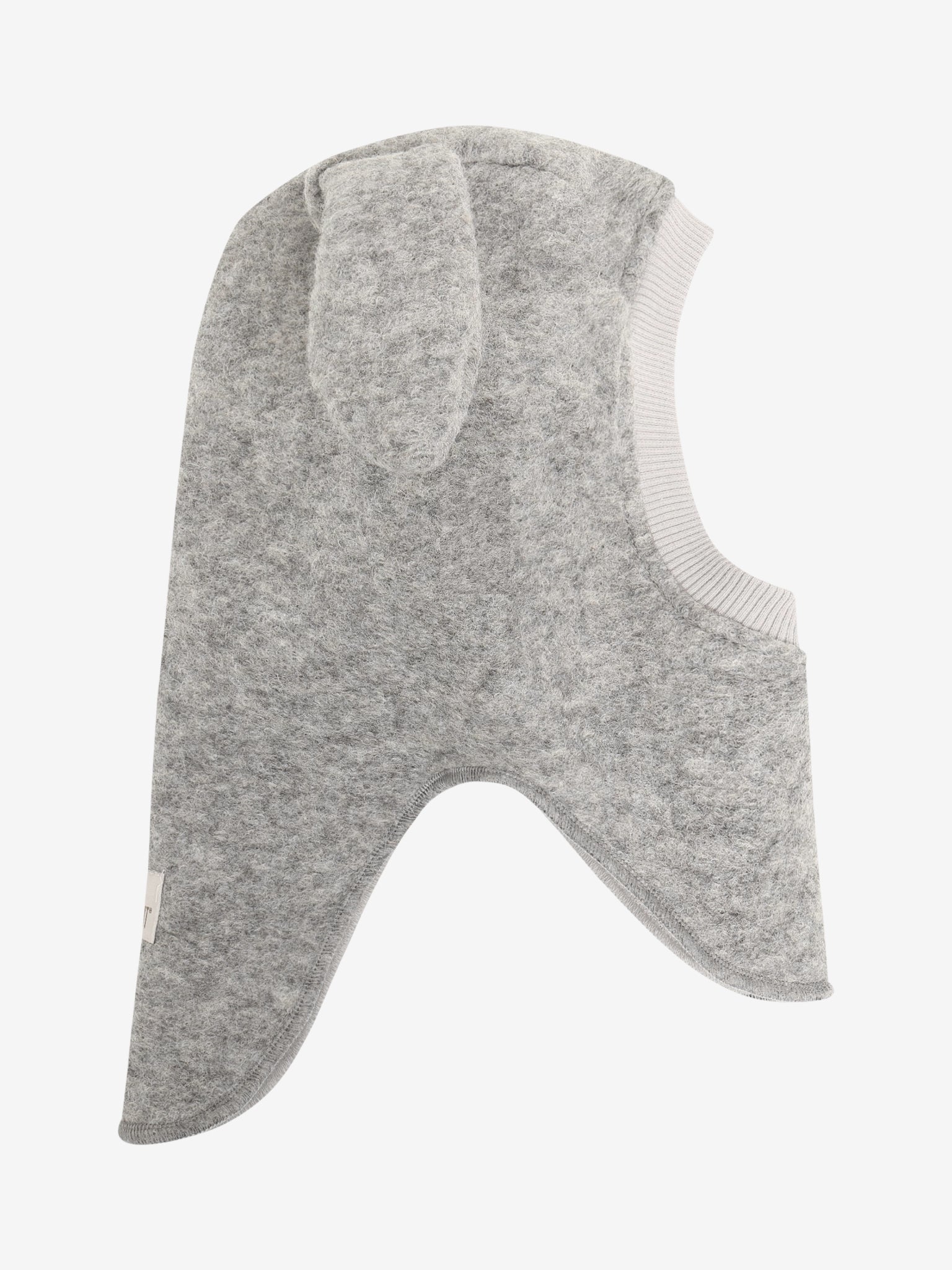 Elefanthue med ører i uld – Medium Grey Melange
