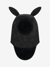 Elefanthue med ører i uld – Dark Grey Melange