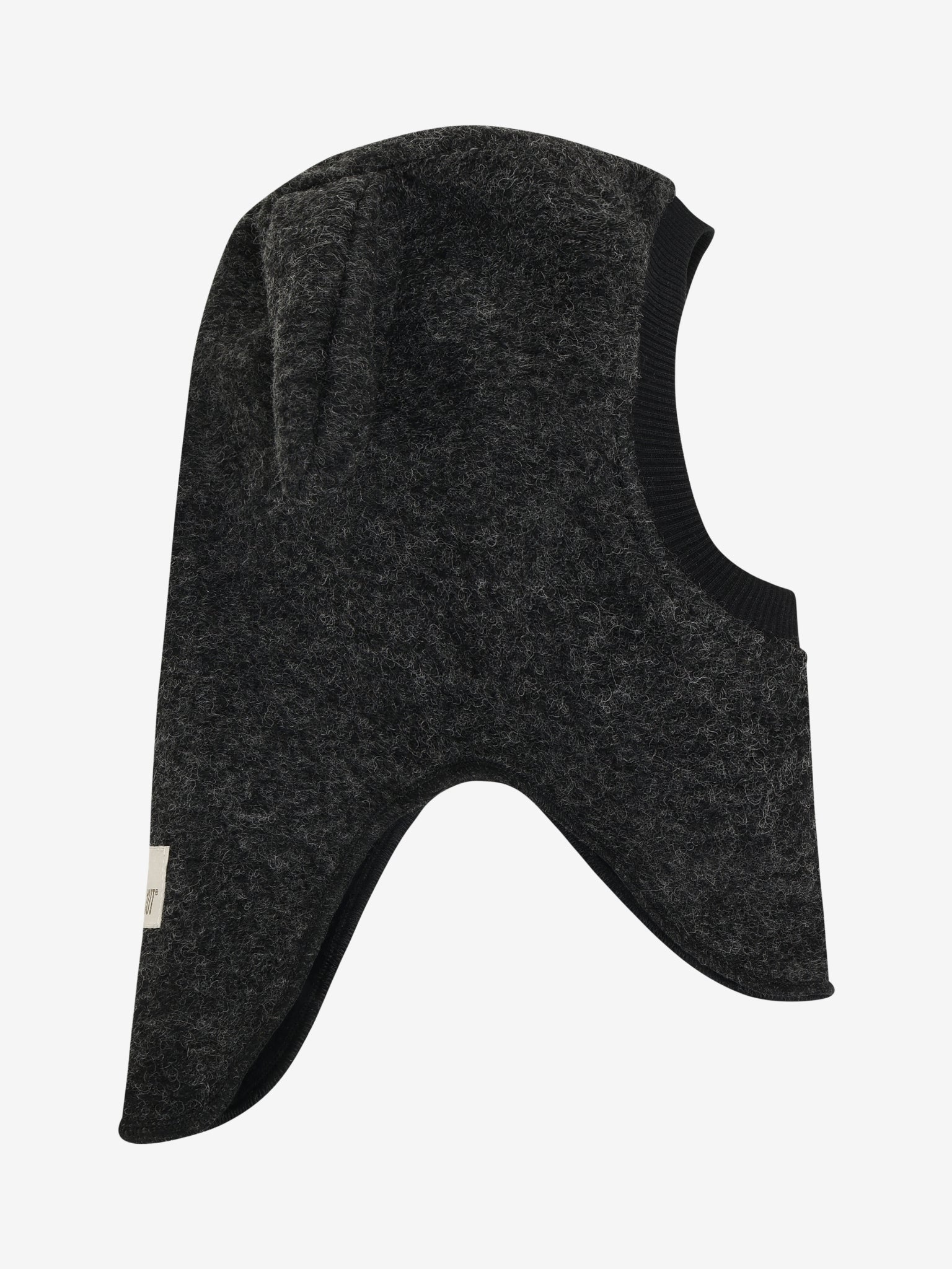 Elefanthue med ører i uld – Dark Grey Melange