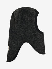 Elefanthue med ører i uld – Dark Grey Melange