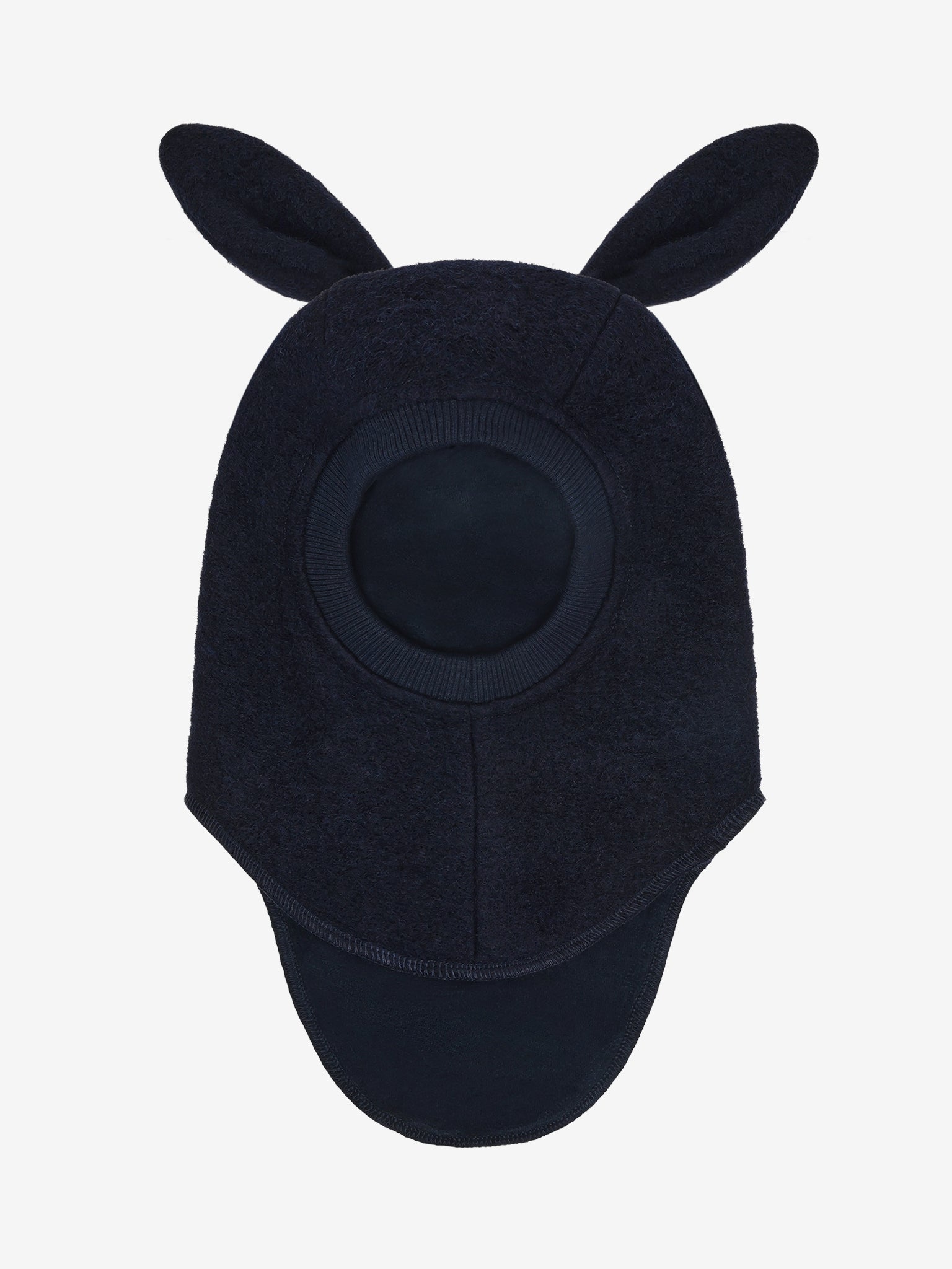 Elefanthue med ører i uld – Dark Navy