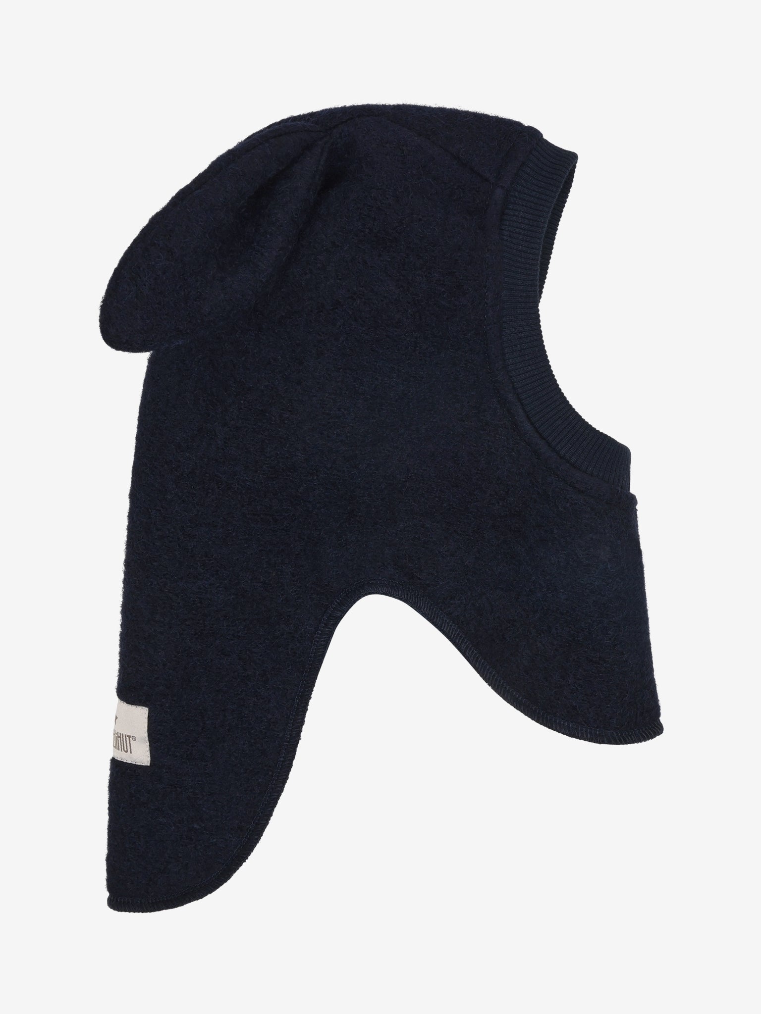 Elefanthue med ører i uld – Dark Navy