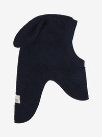 Elefanthue med ører i uld – Dark Navy