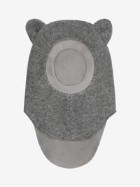 Elefanthue med ører i uld – Medium Grey Melange