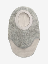 Elefanthue med trekanter i uld – Medium Grey Melange