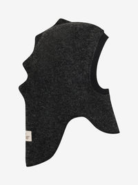 Elefanthue med trekanter i uld – Dark Grey Melange