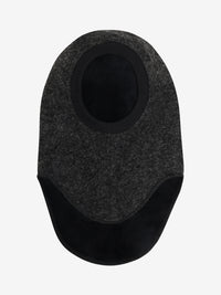 Elefanthue med trekanter i uld – Dark Grey Melange