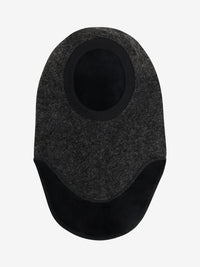 Elefanthue med trekanter i uld – Dark Grey Melange