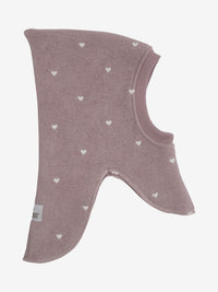 Elefanthue med broderi i uld – Deauville Mauve