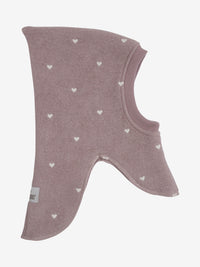 Elefanthue med broderi i uld – Deauville Mauve