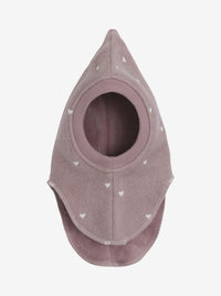 Elefanthue med broderi i uld – Deauville Mauve