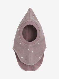 Elefanthue med broderi i uld – Deauville Mauve