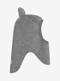 Elefanthue med ører i uldfleece – Medium Grey Melange
