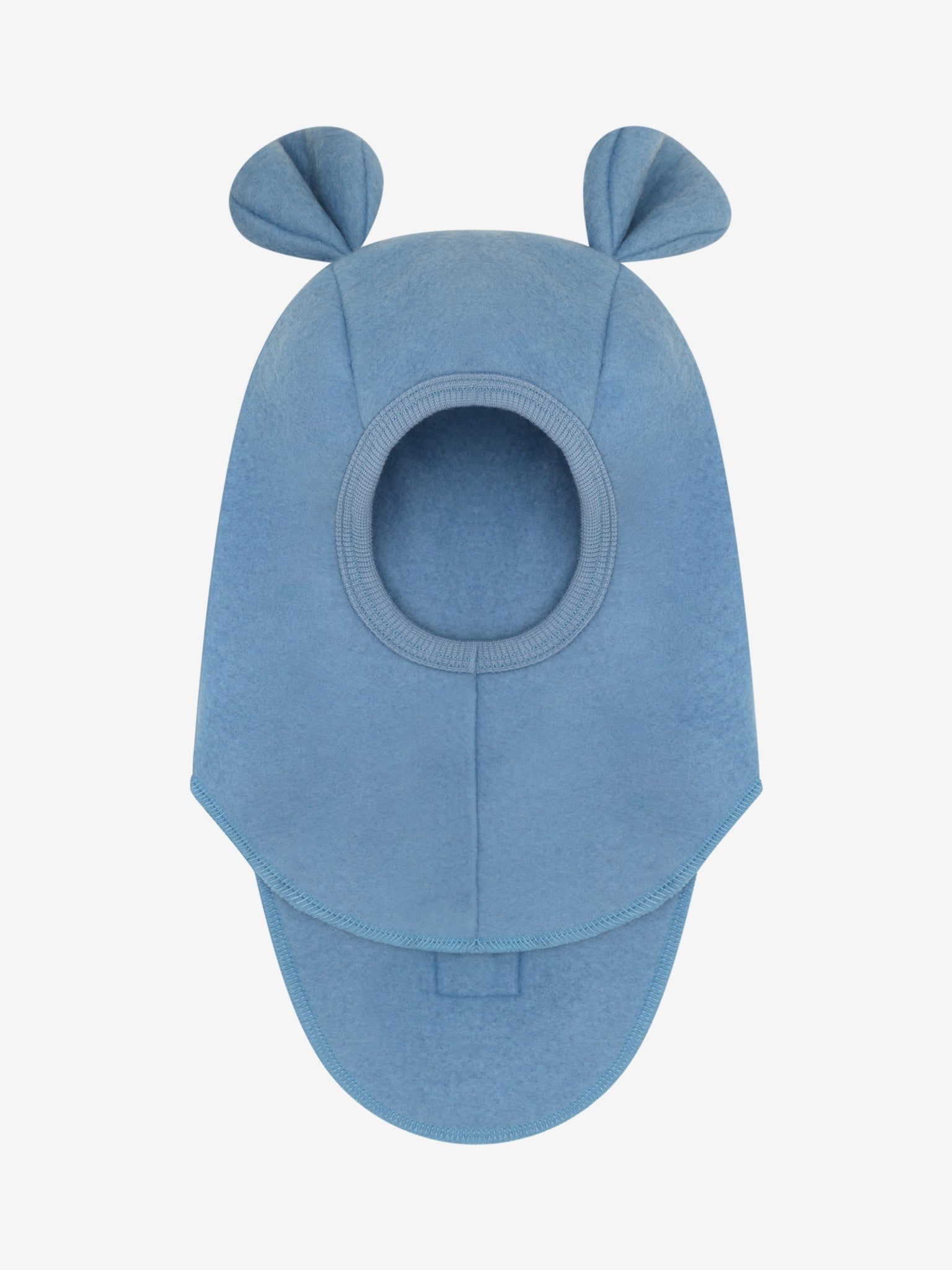 Elefanthue med ører i uldfleece – Windward Blue