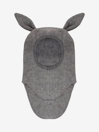 Elefanthue med ører i uldfleece – Medium Grey Melange