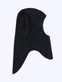 Elefanthue med ører i uldfleece – Navy Melange