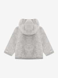 Jakke med ører i uldfleece – Medium Grey Melange