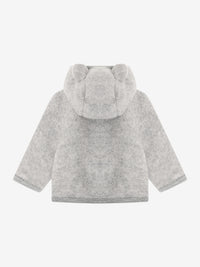Jakke med ører i uldfleece – Medium Grey Melange