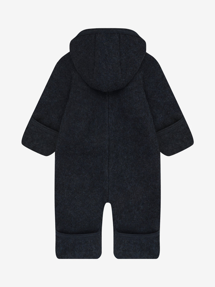 Heldragt i uldfleece – Navy Melange