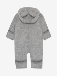 Heldragt med ører i uldfleece – Medium Grey Melange