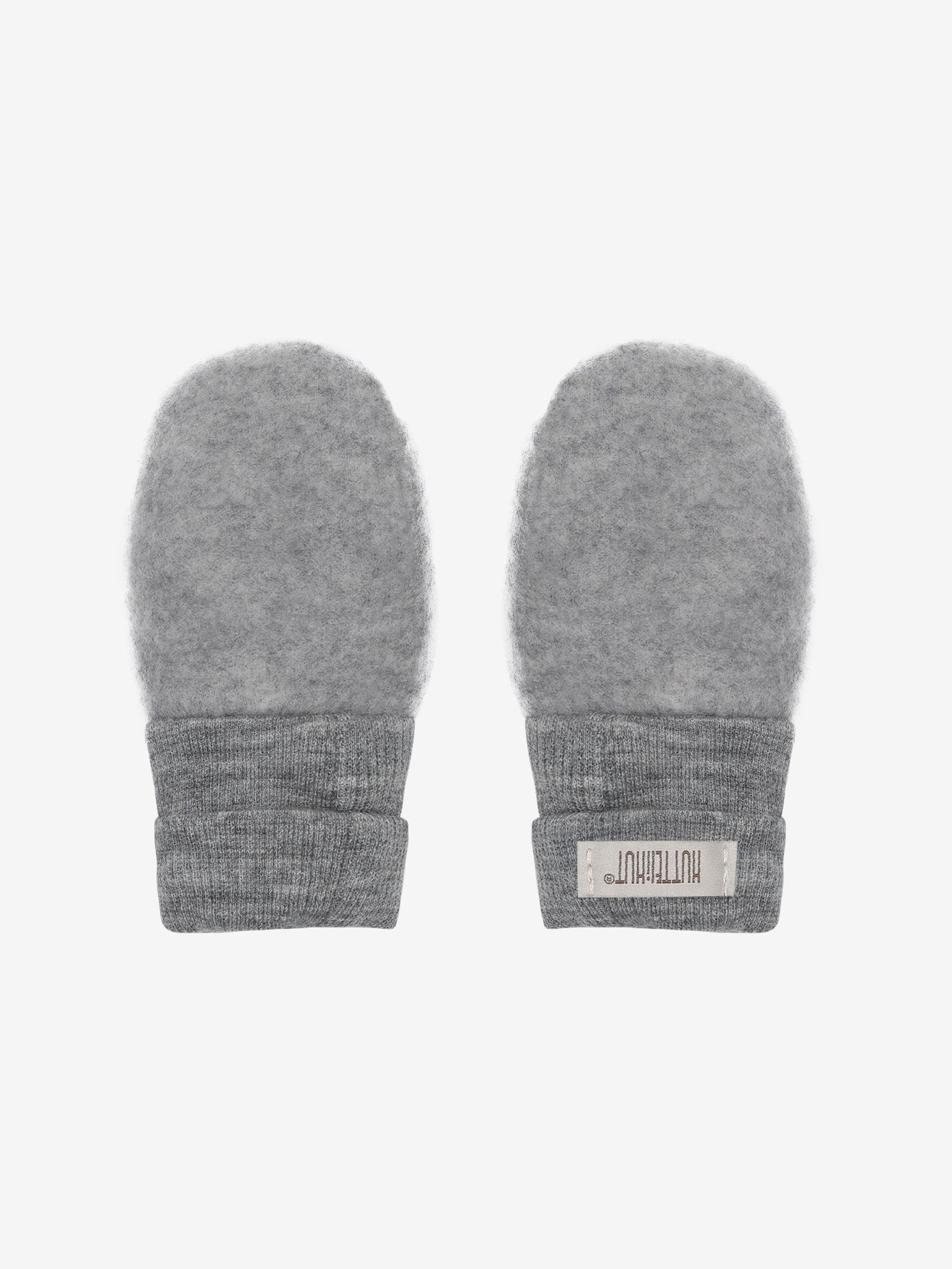 Vanter i uldfleece – Medium Grey Melange