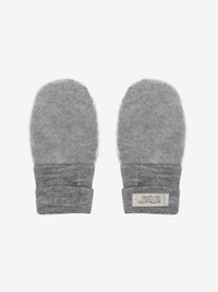 Vanter i uldfleece – Medium Grey Melange