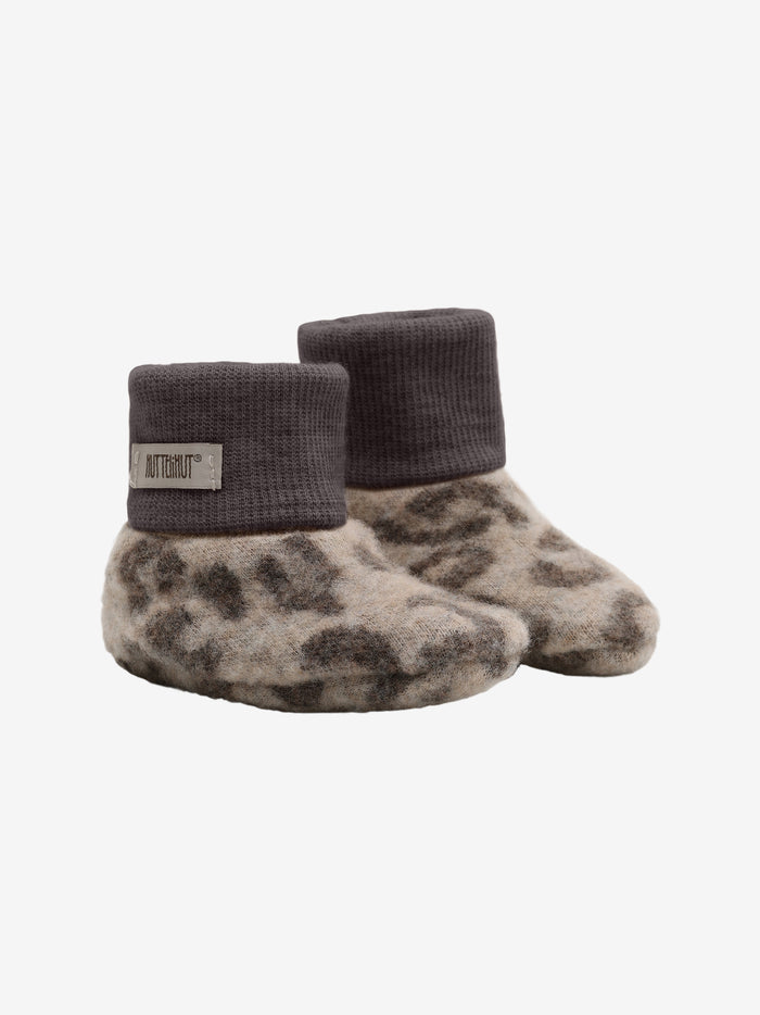 Futter i 2 lag af uldfleece – Camel Melange