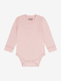 Body med lange ærmer i tencel og uld – Rose Smoke