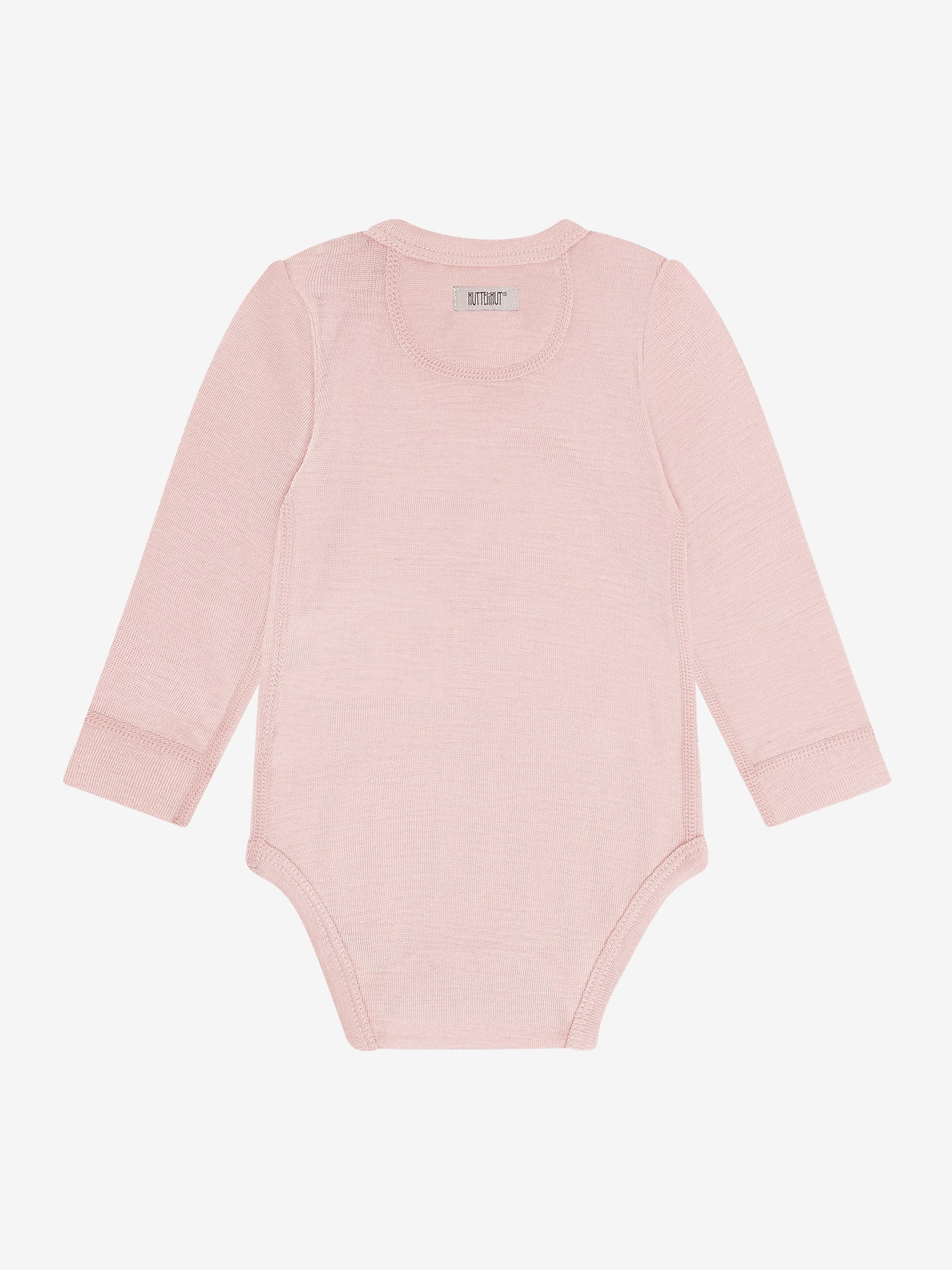 Body med lange ærmer i tencel og uld – Rose Smoke