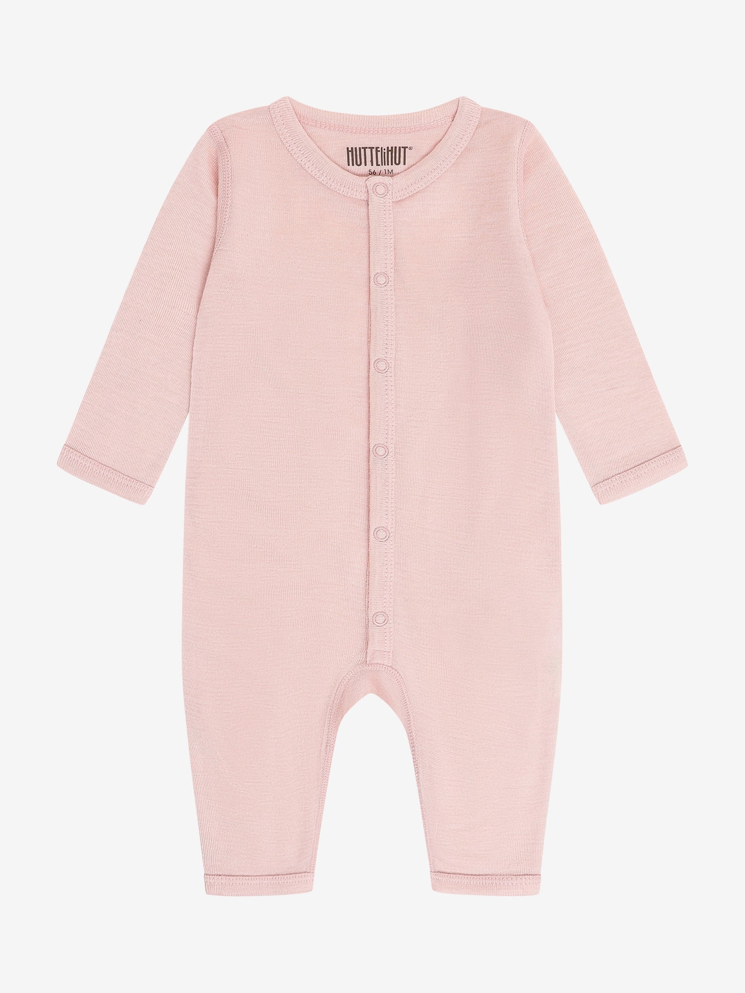 Heldragt med lange ærmer i tencel og uld – Rose Smoke