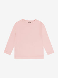 T-shirt med lange ærmer i tencel og uld – Rose Smoke