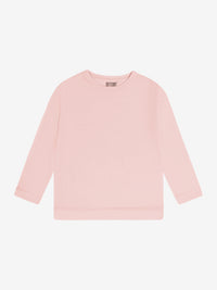 T-shirt med lange ærmer i tencel og uld – Rose Smoke