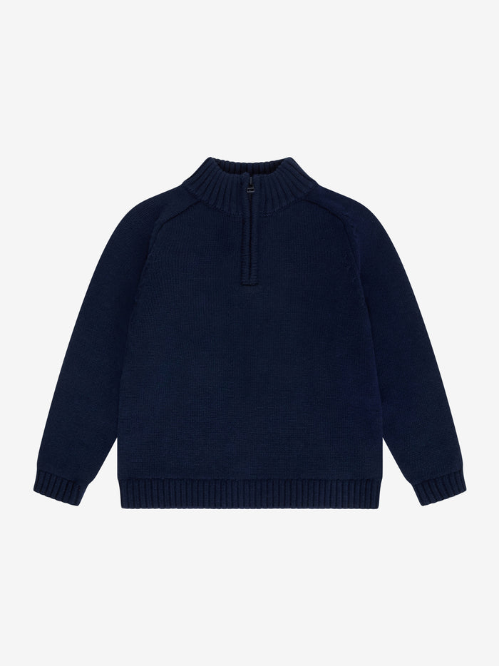 Pullover i strik med uld – Black Iris
