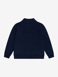 Pullover i strik med uld – Black Iris