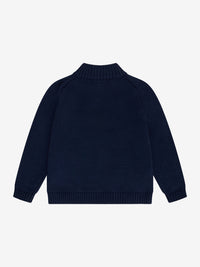 Pullover i strik med uld – Black Iris