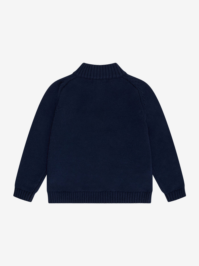 Pullover i strik med uld – Black Iris