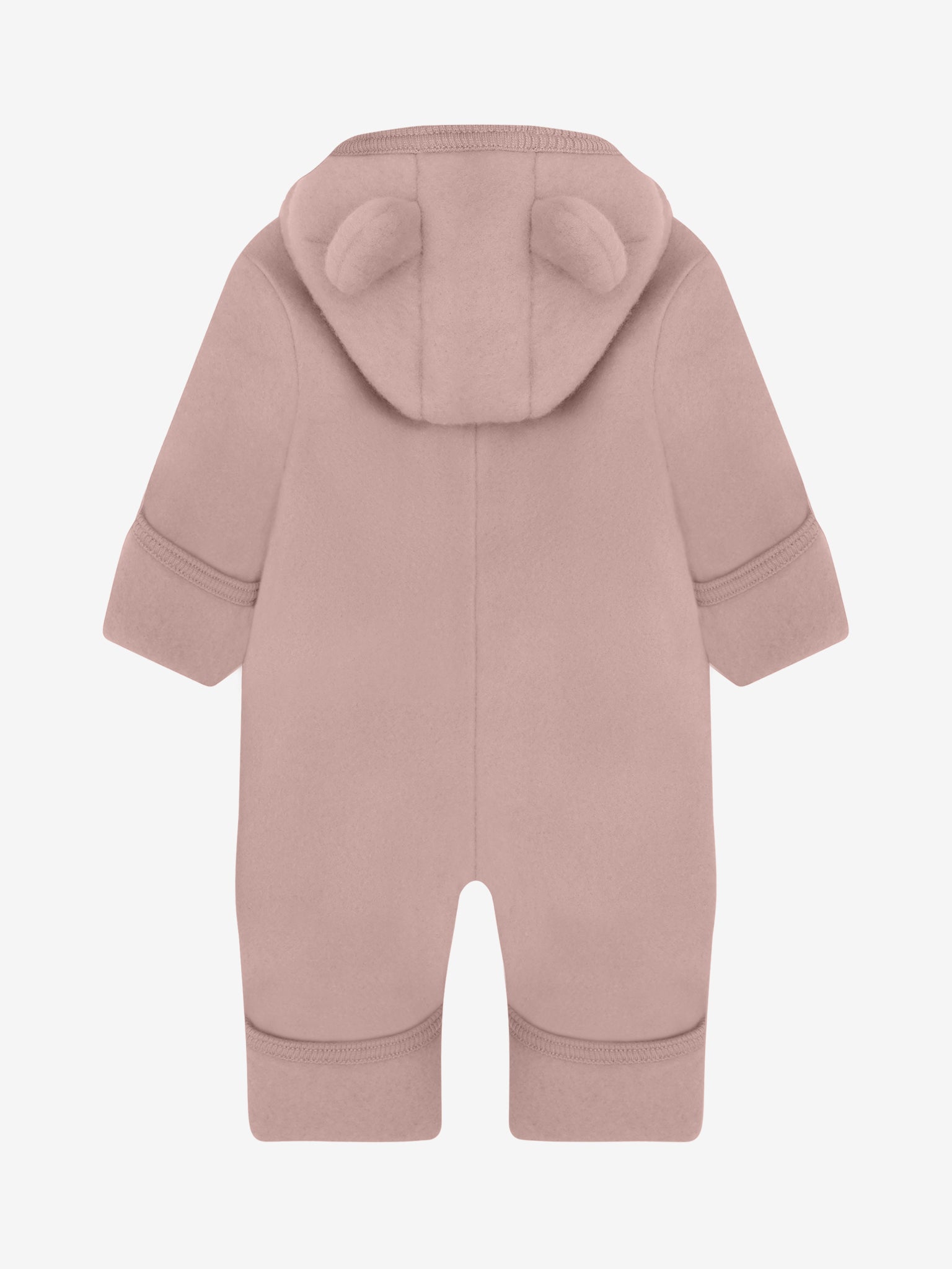 Heldragt med ører i uldfleece – Mahogany Rose