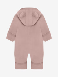 Heldragt med ører i uldfleece – Mahogany Rose