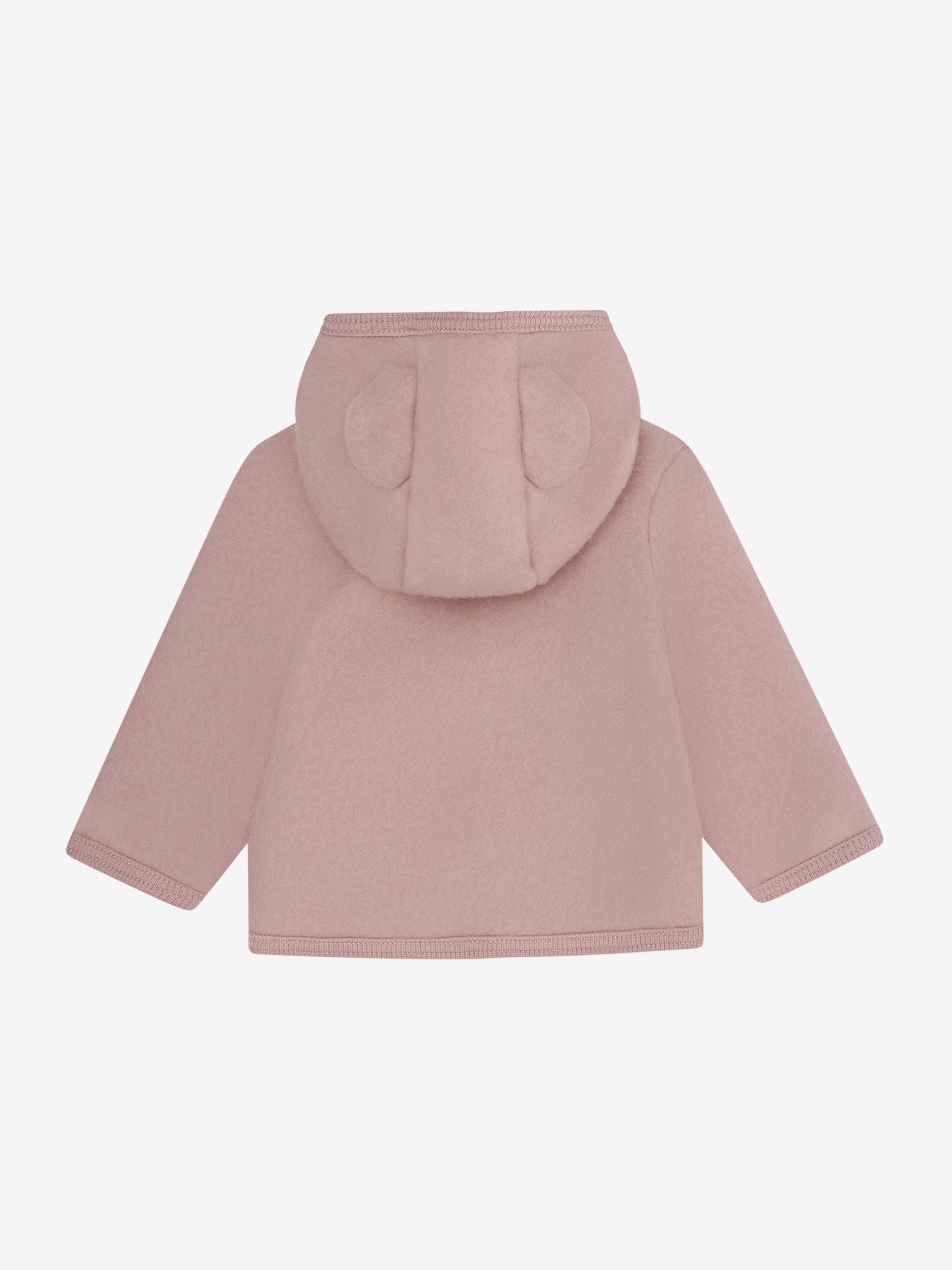 Jakke med ører i uldfleece – Mahogany Rose