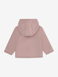 Jakke med ører i uldfleece – Mahogany Rose