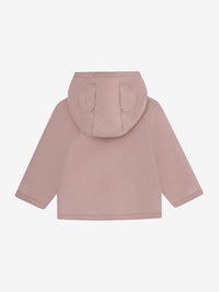 Jakke med ører i uldfleece – Mahogany Rose