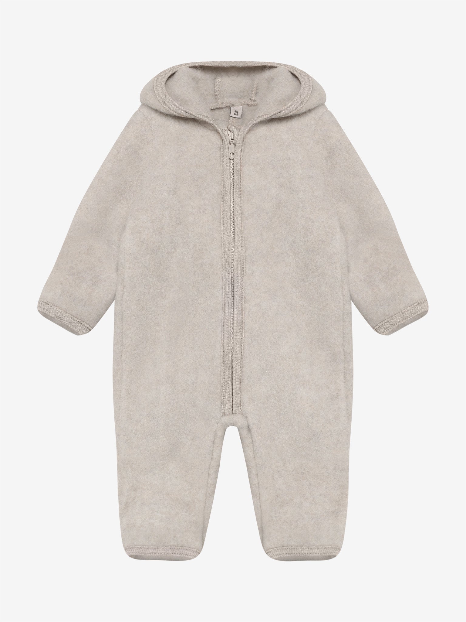 Heldragt i uldfleece – Camel Melange