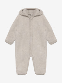 Heldragt i uldfleece – Camel Melange