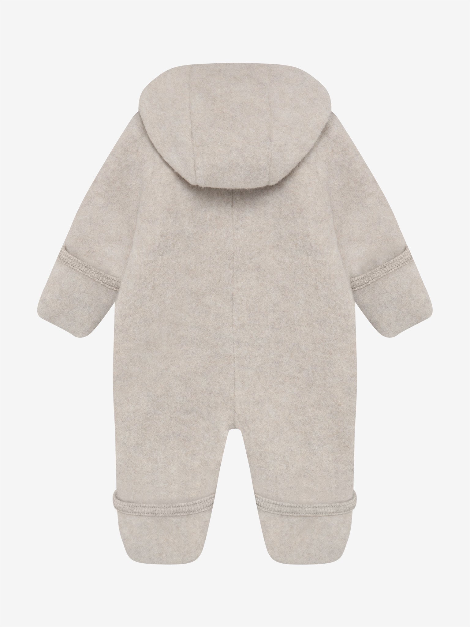 Heldragt i uldfleece – Camel Melange