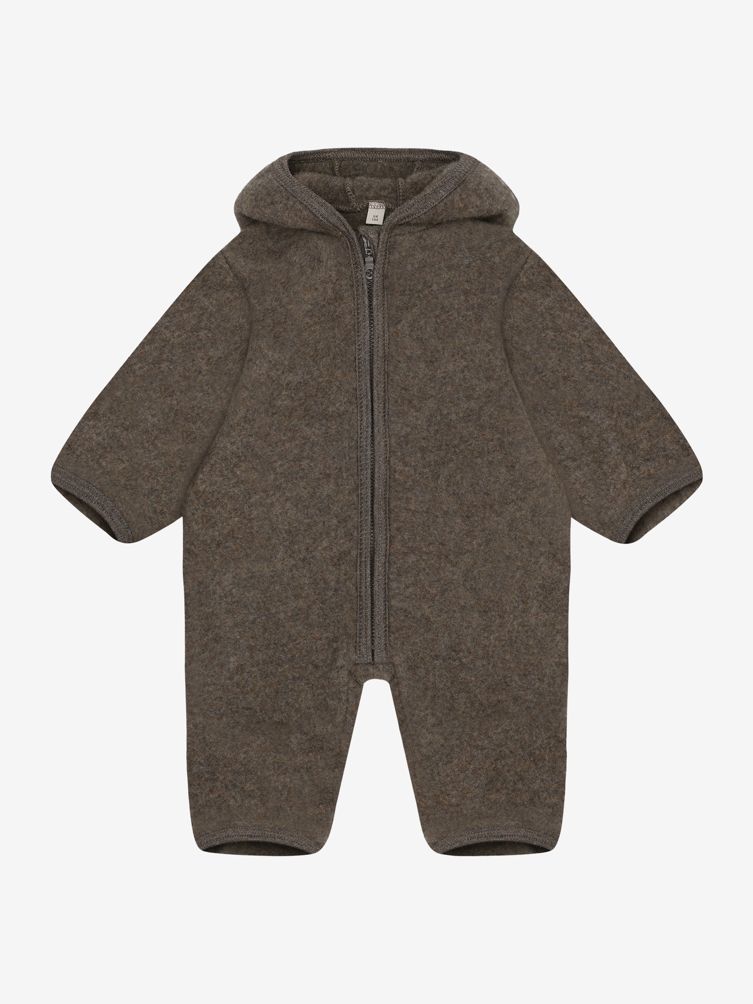 Heldragt i uldfleece – Brown Melange